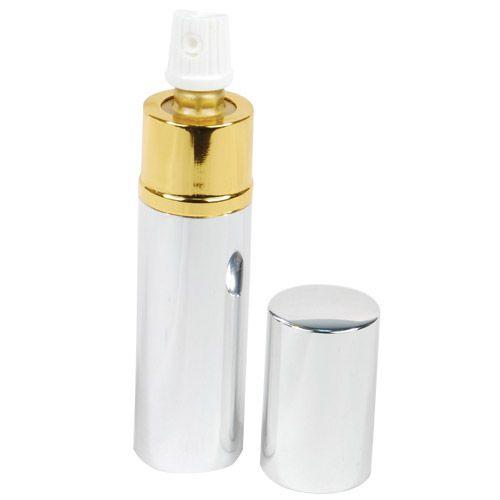 1/2 oz. Lipstick Pepper Spray Silver Pepper Spray - Tophatter Daily Deals