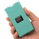 96 Million Volt Tachyon Flashlight Stun Gun Teal Stun Guns - Tophatter Daily Deals