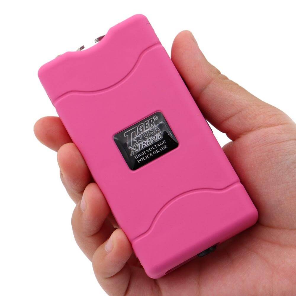 96 Million Volt Tachyon Flashlight Stun Gun Pink Stun Guns - Tophatter Daily Deals