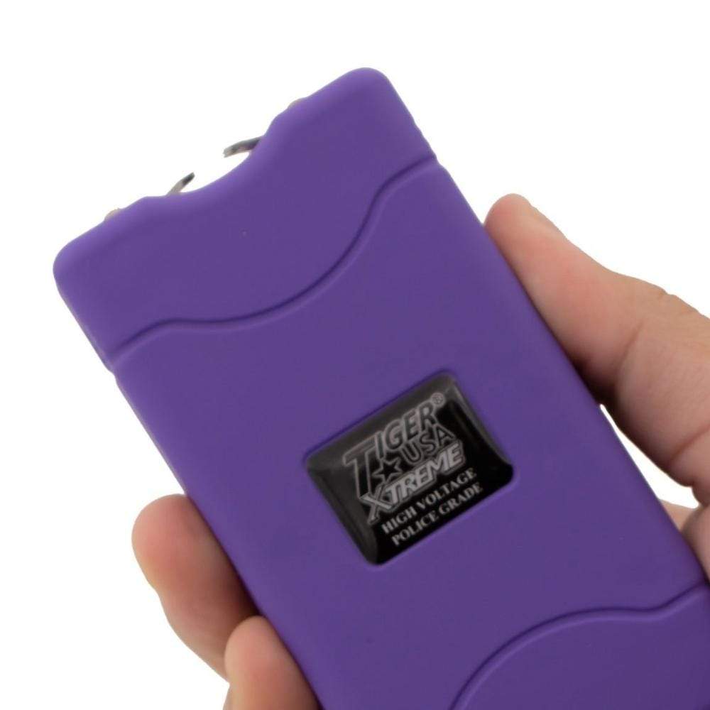 96 Million Volt Tachyon Flashlight Stun Gun Purple Stun Guns - Tophatter Daily Deals