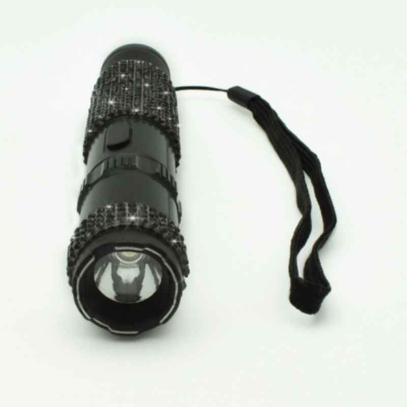 75,000,000 Volt Rhinestone Bling Stun Gun Flashlight Stun Guns - Tophatter Daily Deals