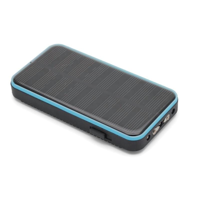 SOLAR Rechargeable Stun Gun, Flashlight & Power Bank Stun Guns - Tophatter Daily Deals