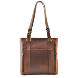 Concealed Carry Bella Leather Tote Lockable CCW Bag Handgun Purses - Tophatter Daily Deals