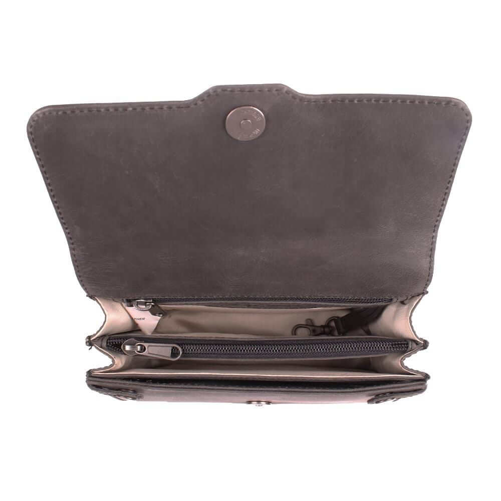 Concealed Carry Jolene Leather Lockable CCW Crossbody Organizer Handgun Purses - Tophatter Daily Deals