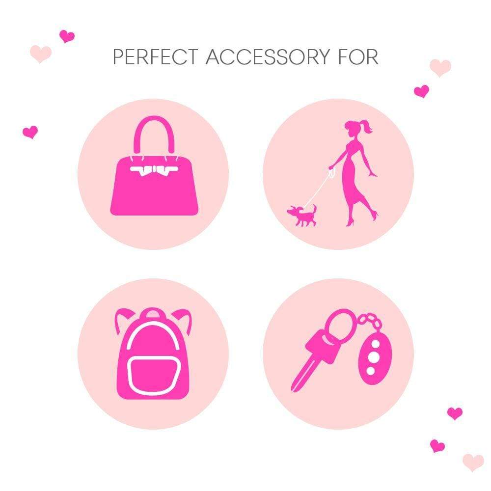 Bling and Sting Rhinestone Pepper Spray Self Defense Key Ring Pepper Spray - Tophatter Daily Deals