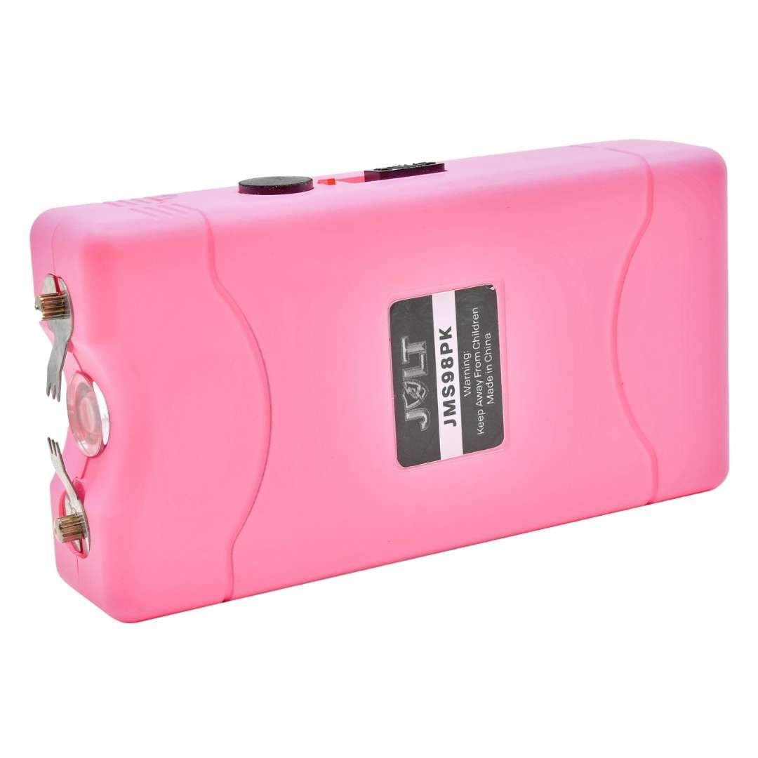 Jolt 98 Million Volt Stun Gun Self Defense Pink Stun Guns - Tophatter Daily Deals