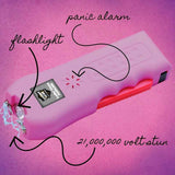 21 Million Volt Ladies Choice Pink Stun Gun & Personal Alarm Stun Guns - Tophatter Daily Deals