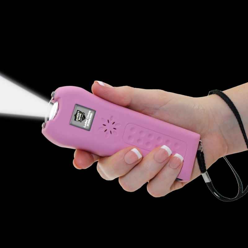 21 Million Volt Ladies Choice Pink Stun Gun & Personal Alarm Stun Guns - Tophatter Daily Deals