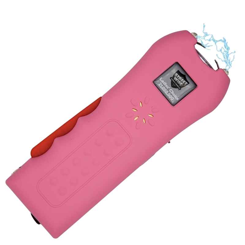 21 Million Volt Ladies Choice Pink Stun Gun & Personal Alarm Stun Guns - Tophatter Daily Deals