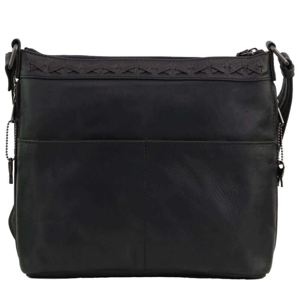 Concealed Carry Faith Genuine Leather Lockable CCW Crossbody Bag Handgun Purses - Tophatter Daily Deals
