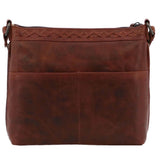 Concealed Carry Faith Genuine Leather Lockable CCW Crossbody Bag Handgun Purses - Tophatter Daily Deals