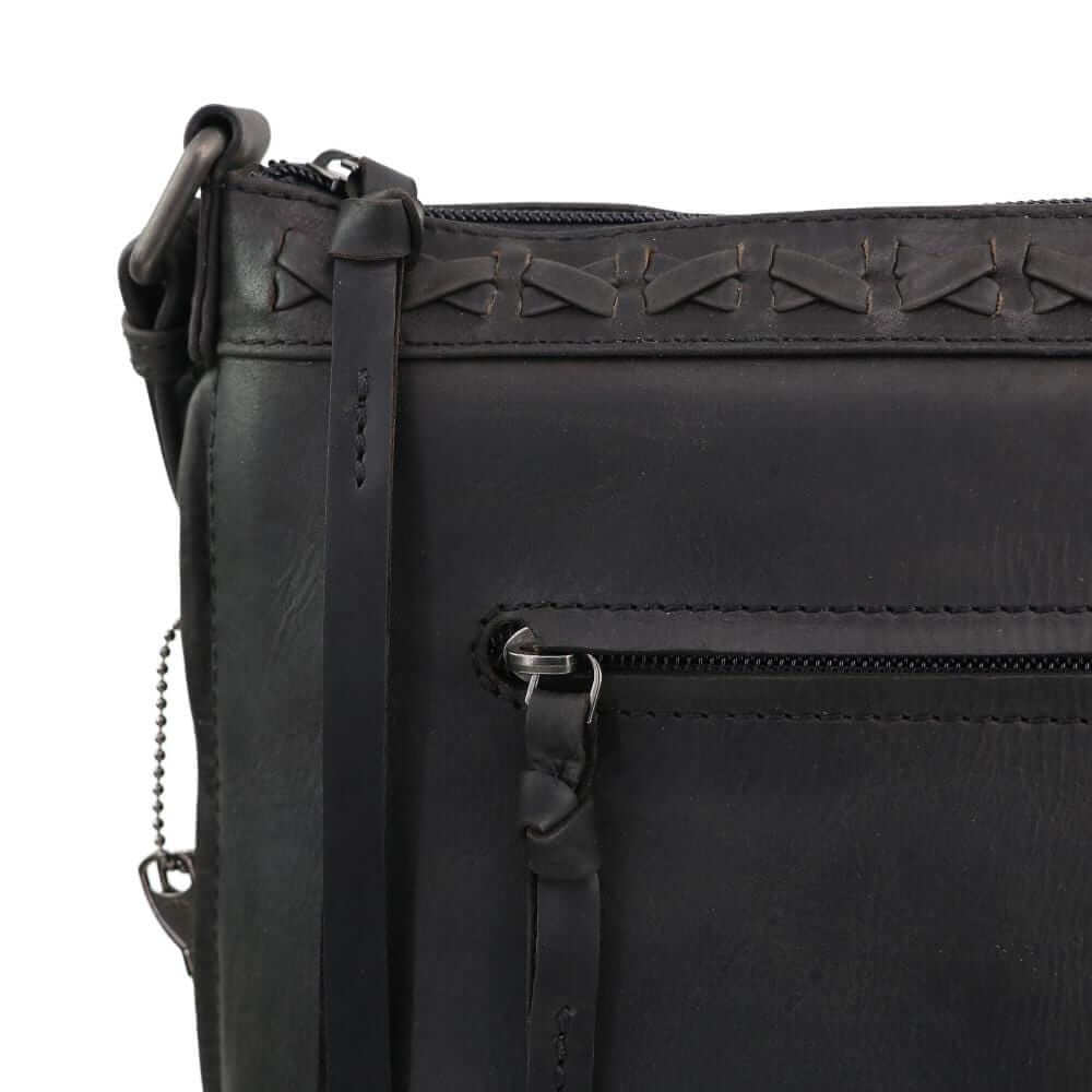 Concealed Carry Faith Genuine Leather Lockable CCW Crossbody Bag Handgun Purses - Tophatter Daily Deals