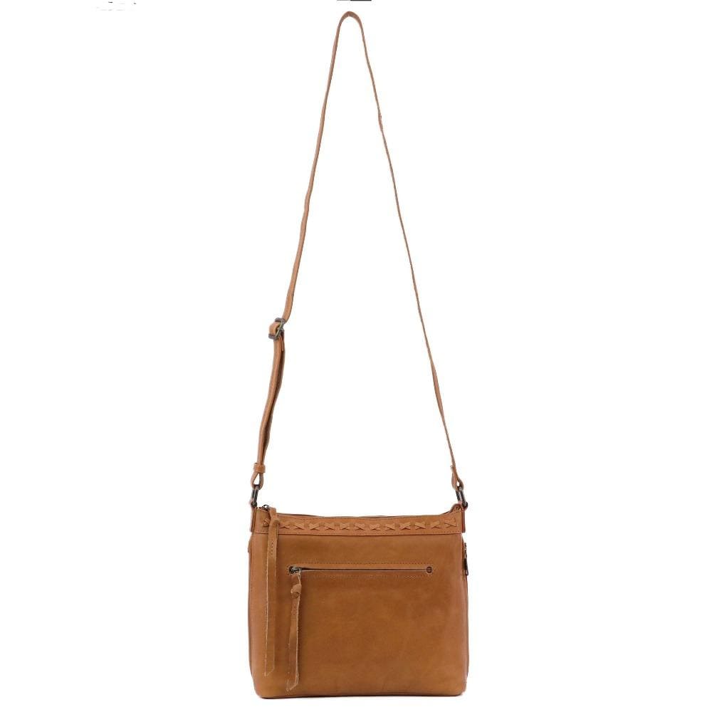 Concealed Carry Faith Genuine Leather Lockable CCW Crossbody Bag Handgun Purses - Tophatter Daily Deals