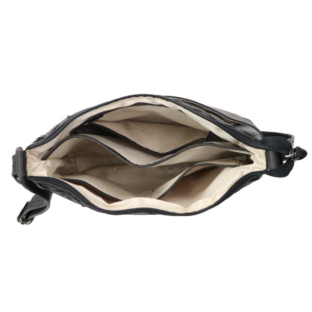 Concealed Carry Faith Genuine Leather Lockable CCW Crossbody Bag Handgun Purses - Tophatter Daily Deals