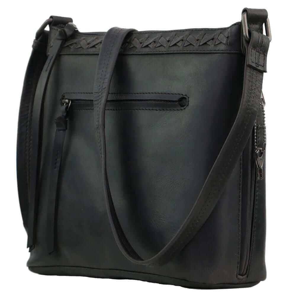 Concealed Carry Faith Genuine Leather Lockable CCW Crossbody Bag Handgun Purses - Tophatter Daily Deals