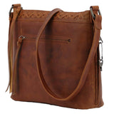 Concealed Carry Faith Genuine Leather Lockable CCW Crossbody Bag Handgun Purses - Tophatter Daily Deals