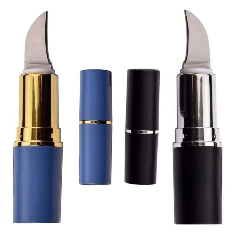 Lipstick Hidden Self-Defense Knife Knives & Knuckles - Tophatter Daily Deals