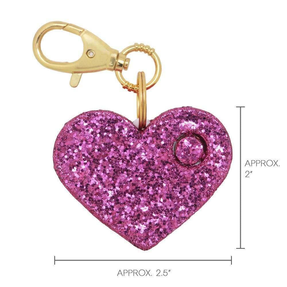 Bling Heart Panic Alarm Personal Safety Flashlight Key Chain Campus Safety - Tophatter Daily Deals