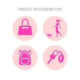 Bling Heart Panic Alarm Personal Safety Flashlight Key Chain Campus Safety - Tophatter Daily Deals