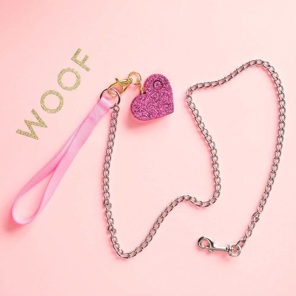 Bling Heart Panic Alarm Personal Safety Flashlight Key Chain Campus Safety - Tophatter Daily Deals