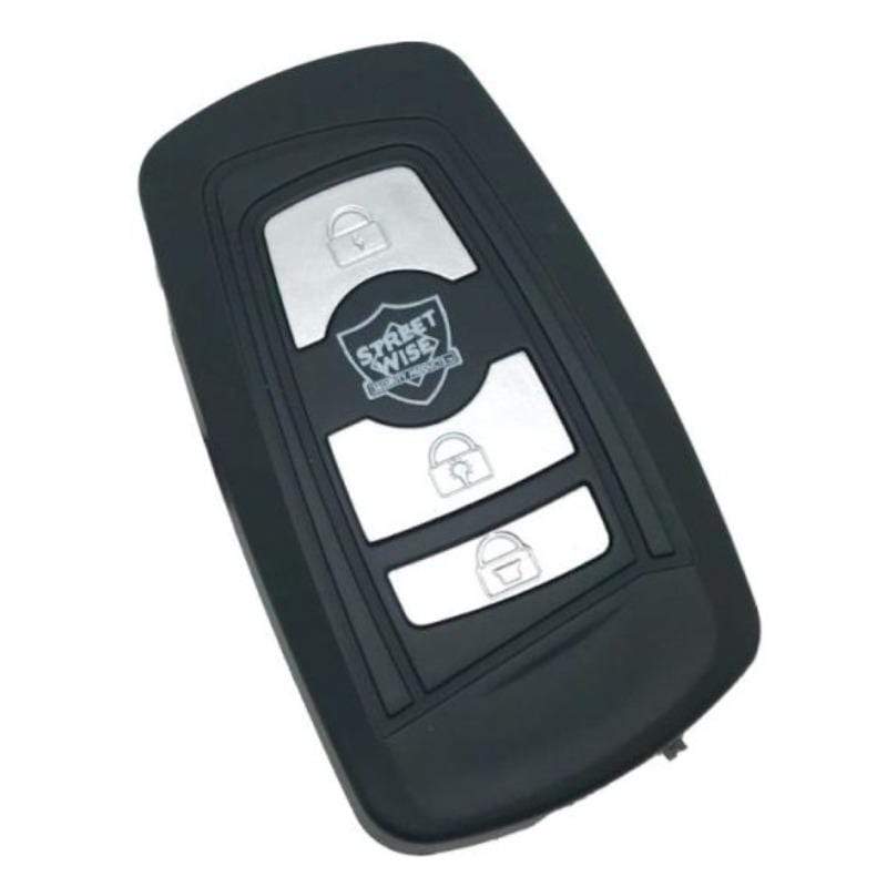 Razor Key Fob 23 Million Volt Stun Gun Panic Alarm Combo Stun Guns - Tophatter Daily Deals