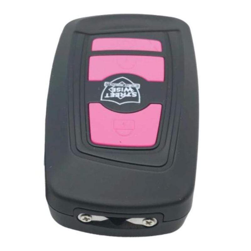Razor Key Fob 23 Million Volt Stun Gun Panic Alarm Combo Stun Guns - Tophatter Daily Deals