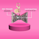 Bling Bow Panic Alarm Personal Safety Flashlight Key Chain Campus Safety - Tophatter Daily Deals
