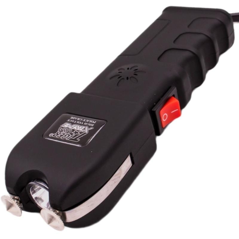 The Sanctuary 150 Million Volt Flashlight Stun Gun Panic Alarm Stun Guns - Tophatter Daily Deals