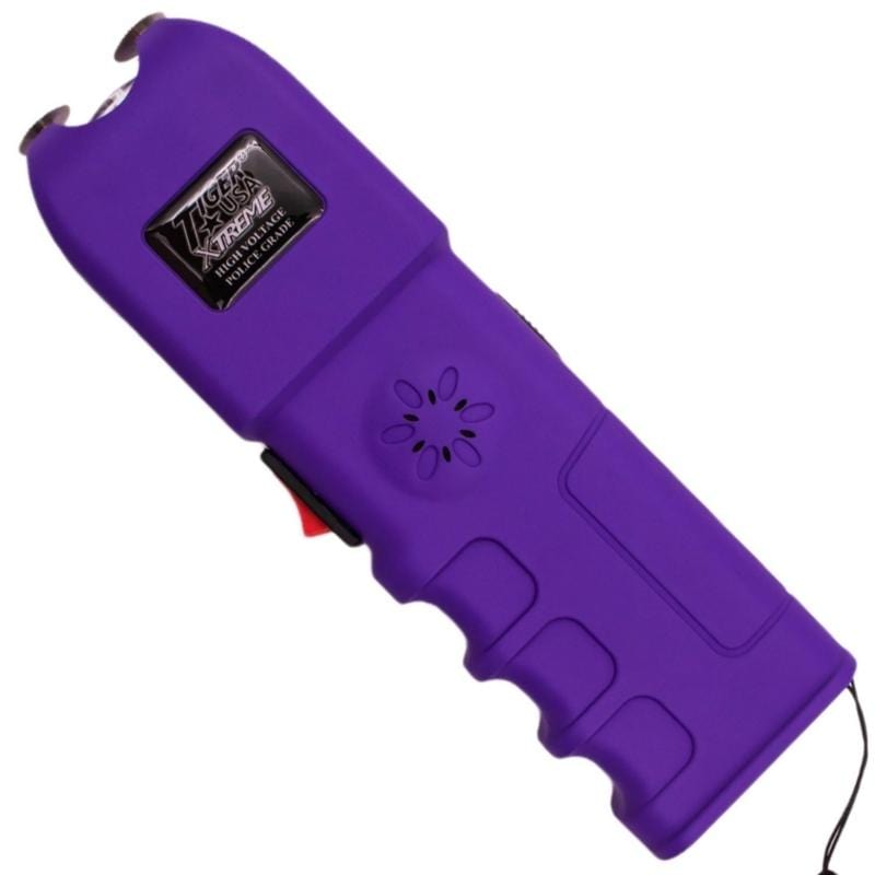 The Sanctuary 150 Million Volt Flashlight Stun Gun Panic Alarm Stun Guns - Tophatter Daily Deals