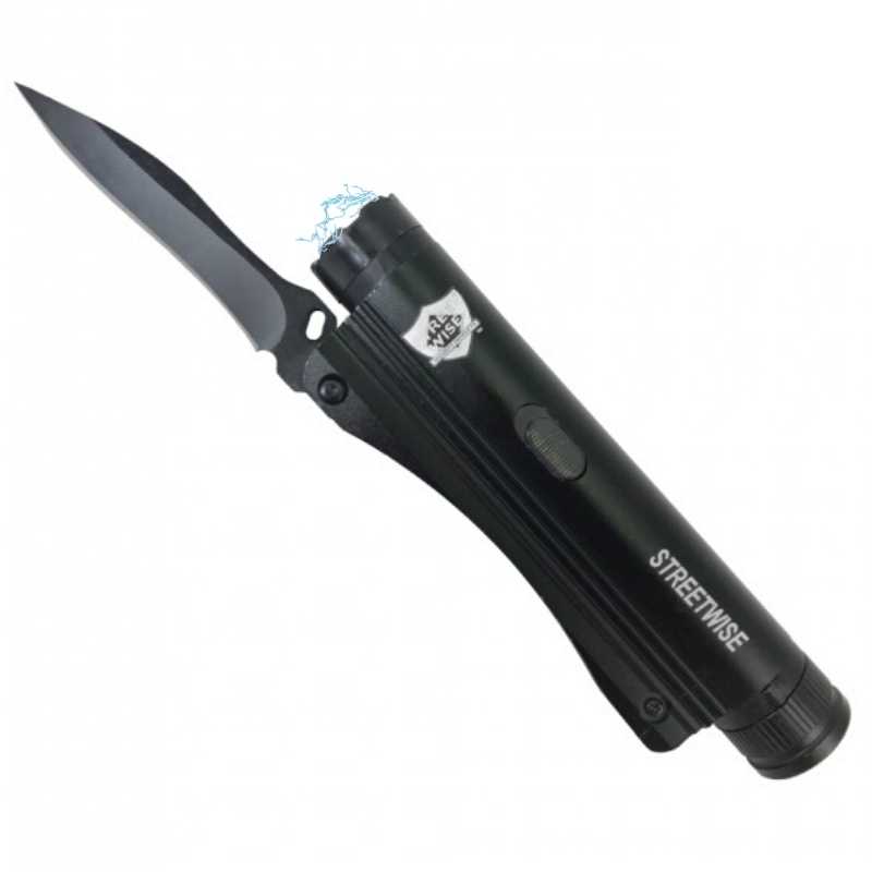 Sting Blade Stun Gun Knife Flashlight Combo Stun Guns - Tophatter Daily Deals