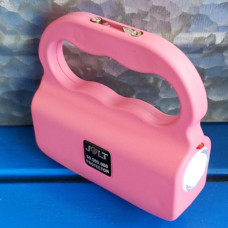 Jolt 60 Million Protector Stun Gun with Flashlight Stun Guns - Tophatter Daily Deals