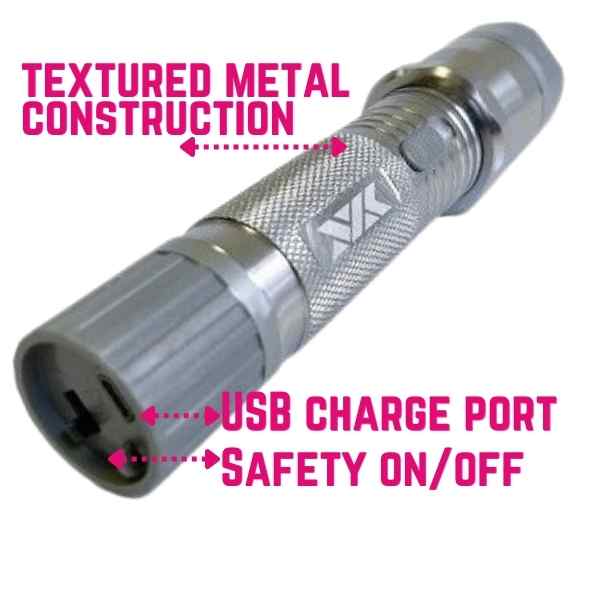 The Tag Team Tactical Stun Gun Flashlight Combo Stun Guns - Tophatter Daily Deals