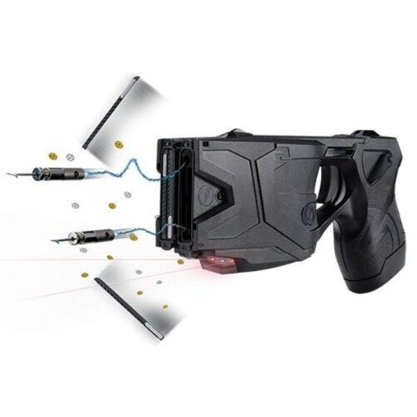 TASER® X2 Pro Series Defender Kit Police Strength Self Defense Taser - Tophatter Daily Deals