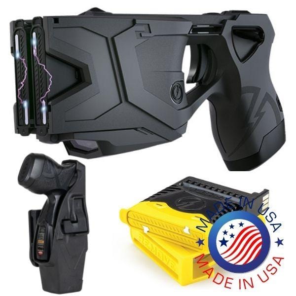 TASER® X2 Pro Series Defender Kit Police Strength Self Defense Taser - Tophatter Daily Deals