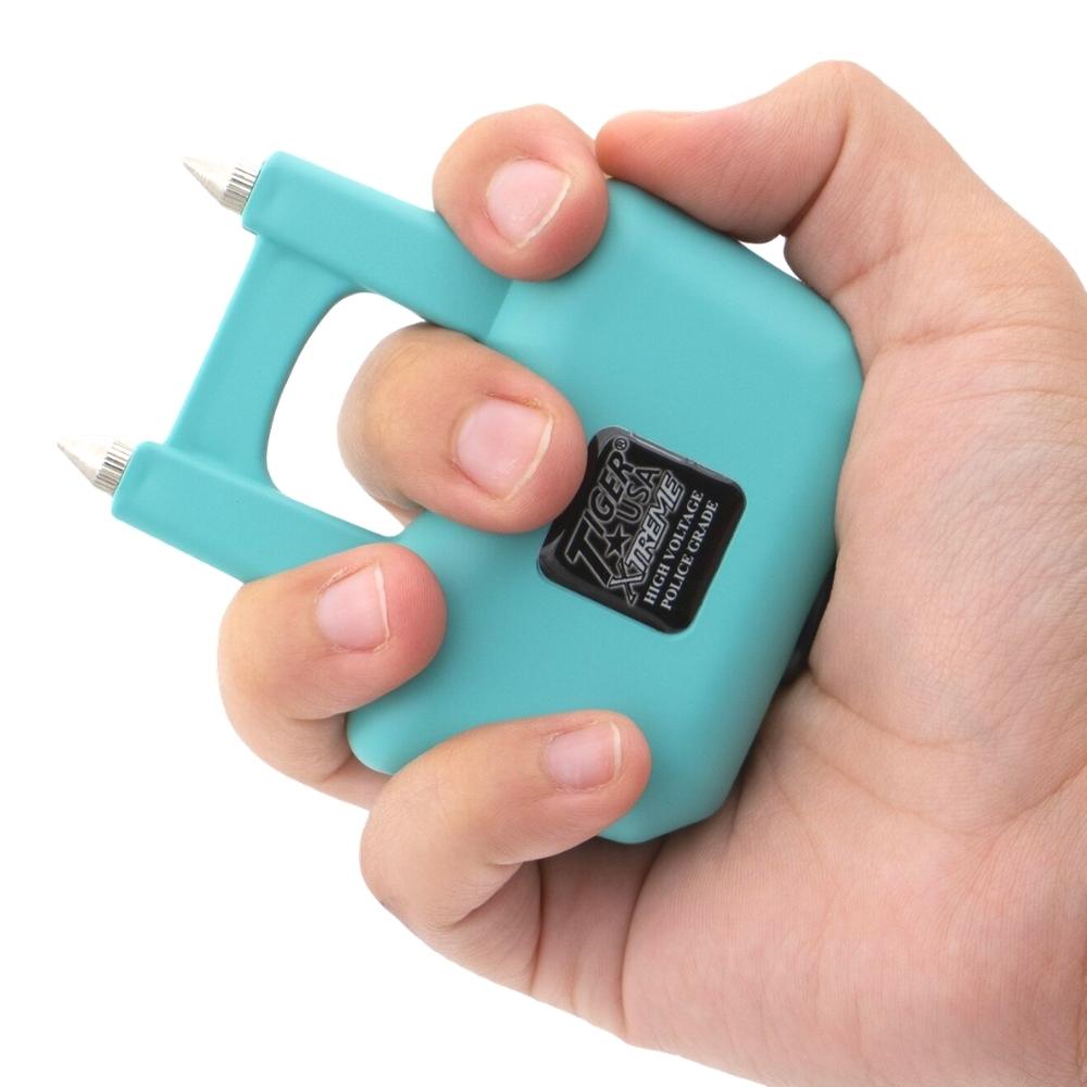 Tiger Claw 85 Million Volt Stun Gun Turquoise Stun Guns - Tophatter Daily Deals
