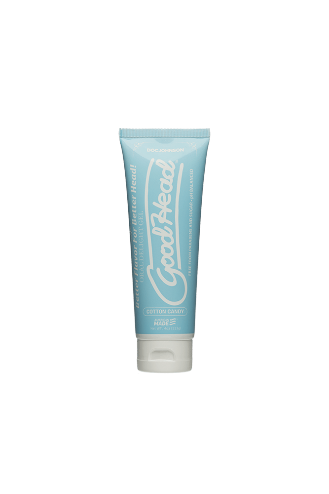 Doc Johnson - GoodHead - Oral Delight Gel - Cotton Candy - 4oz Liquid - Tophatter Daily Deals