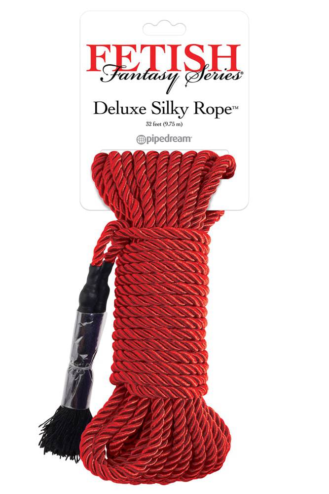 Pipedream - Fetish Fantasy - Deluxe Silky Rope - Assorted Colors BDSM - Tophatter Daily Deals