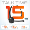 Delton 10X Bluetooth Computer Headset, Over-the-Head Single Ear Wireless Headphone with USB Dongle Wireless Headset - Tophatter Daily Deals