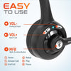 Delton 10X Bluetooth Computer Headset, Over the Head Single Ear Wireless Headset Wireless Headset - Tophatter Daily Deals