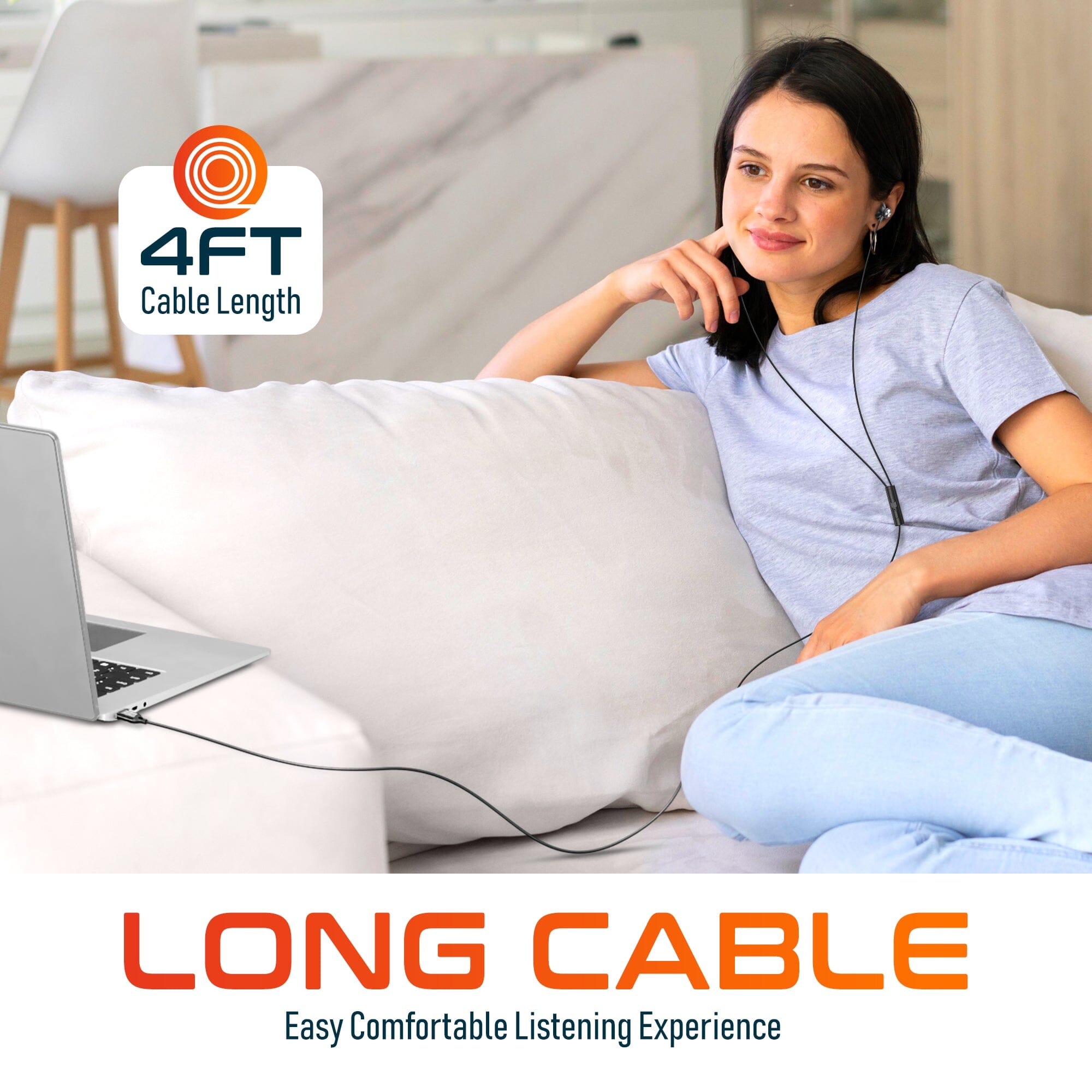 Delton 15EC Computer Earbuds with Microphone In-Ear Headphones - Tophatter Daily Deals