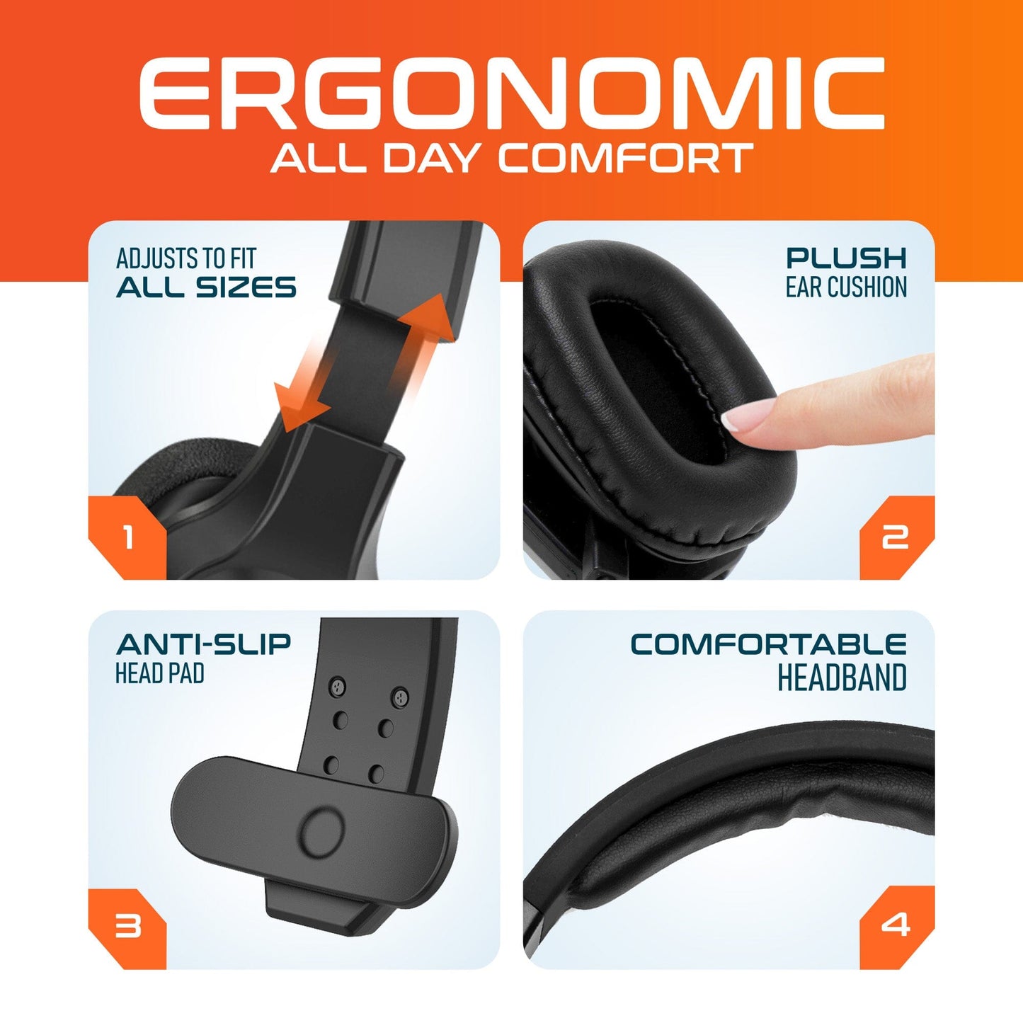 Delton 20X Wireless Computer Headset, Bluetooth Headphone with Microphone Mono On Ear Wireless Headset - Tophatter Daily Deals