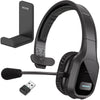 Delton 20X Wireless Computer Headset with USB Dongle and Hook, Trucker Bluetooth Headphone with Noise Canceling Mic Wireless Headset - Tophatter Daily Deals