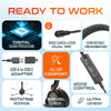 Delton 32Y USB Headset Noise Canceling Stereo Headphone Wired Headset - Tophatter Daily Deals