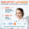 Delton 32Y USB Headset Noise Canceling Stereo Headphone Wired Headset - Tophatter Daily Deals