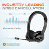Delton 35X Bluetooth Computer Headset Wireless Headphone with Noise Cancelling Mic, Fast Charging Dock, Auto Pair USB Dongle Wireless Headset - Tophatter Daily Deals
