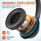 Delton 40Y Noise Canceling Headset with Mic Wired Headset - Tophatter Daily Deals