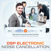 Delton 95X Wireless Computer Headset: Executive Bluetooth Headphone Active Noise Cancellation Earpiece Wireless Headset - Tophatter Daily Deals