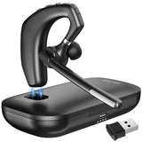 Delton 95X Wireless Computer Headset: Executive Bluetooth Headphone Active Noise Cancellation Earpiece Wireless Headset - Tophatter Daily Deals