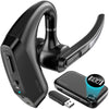 Delton K130 Wireless Computer Earbud Headset Bluetooth Headphone Wireless Headset - Tophatter Daily Deals
