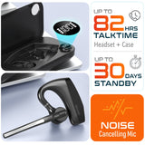 Delton K130 Wireless Computer Earbud Headset Bluetooth Headphone Wireless Headset - Tophatter Daily Deals